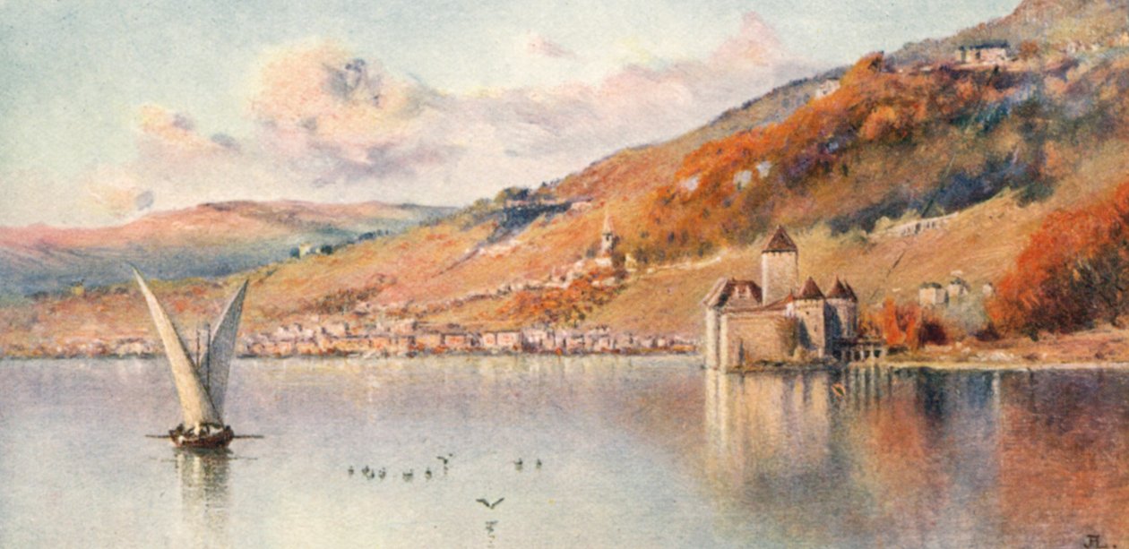 Montreux vom See: Herbst von J. Hardwicke Lewis