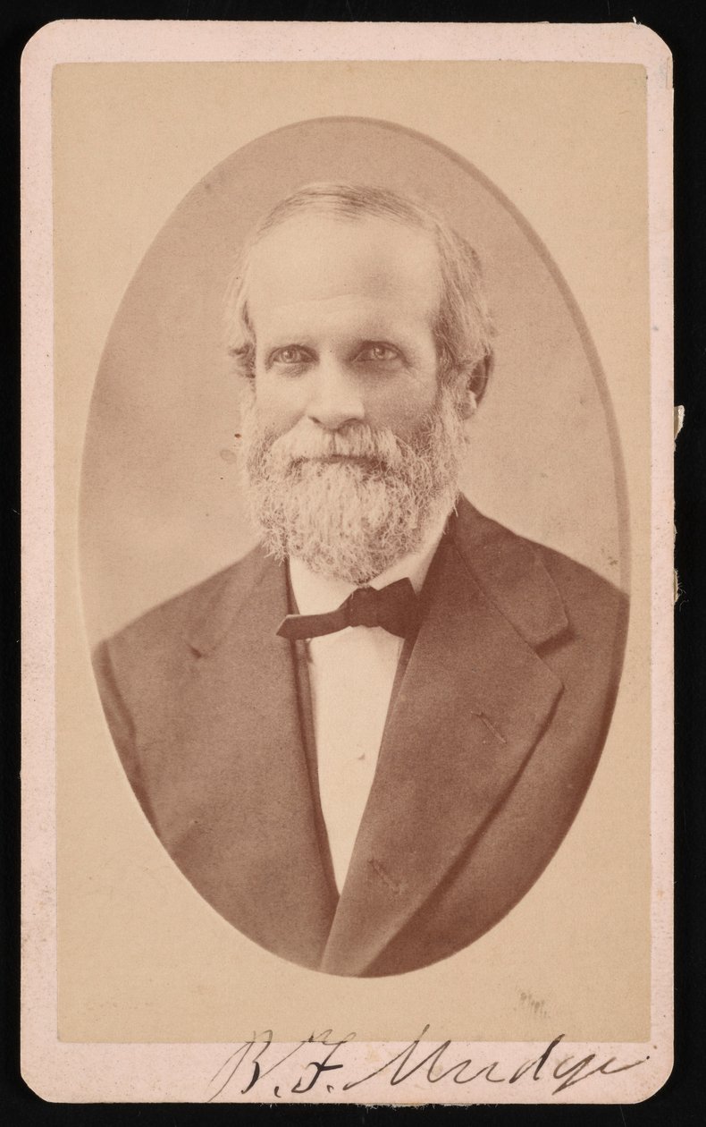 Porträt von Benjamin Franklin Mudge 1817-1879, Juli 1873 von J Lee Knight