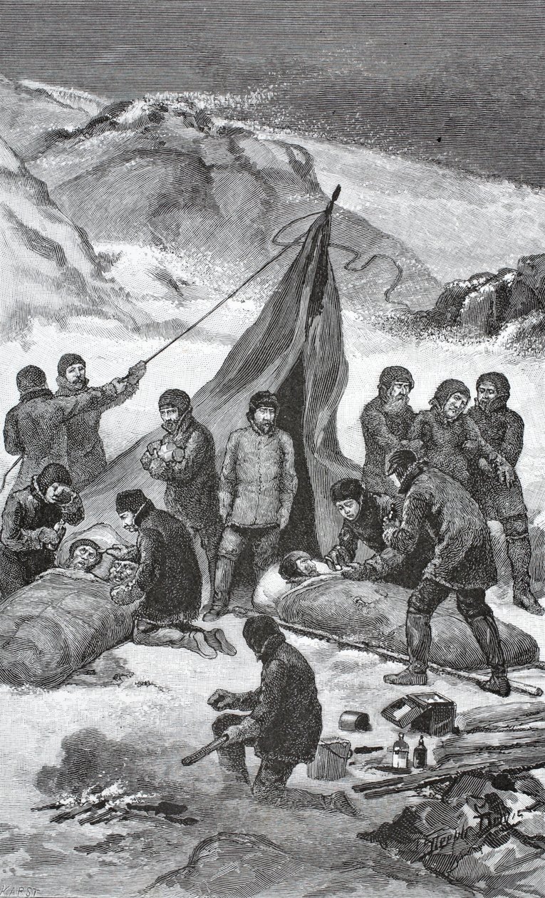 Die Rettung, 23. Juni 1884, veröffentlicht London 1886 von J. Steeple Davis