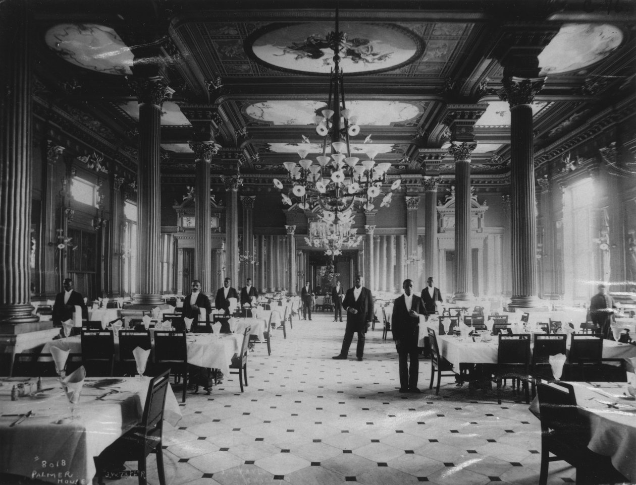 Palmer House großer Speisesaal, um 1880 von J. W. Taylor