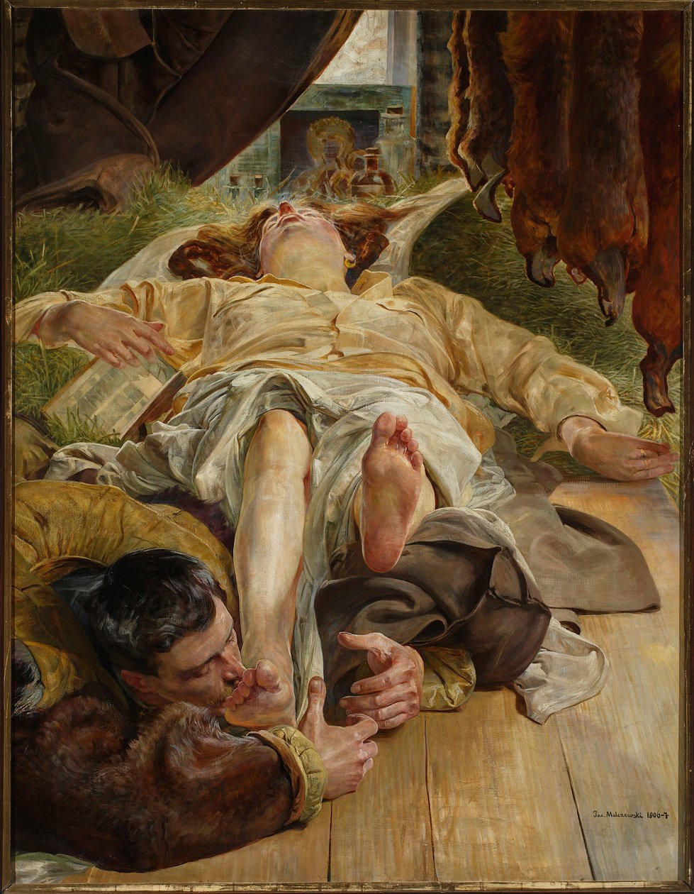Der Tod von Ellenai von Jacek Malczewski