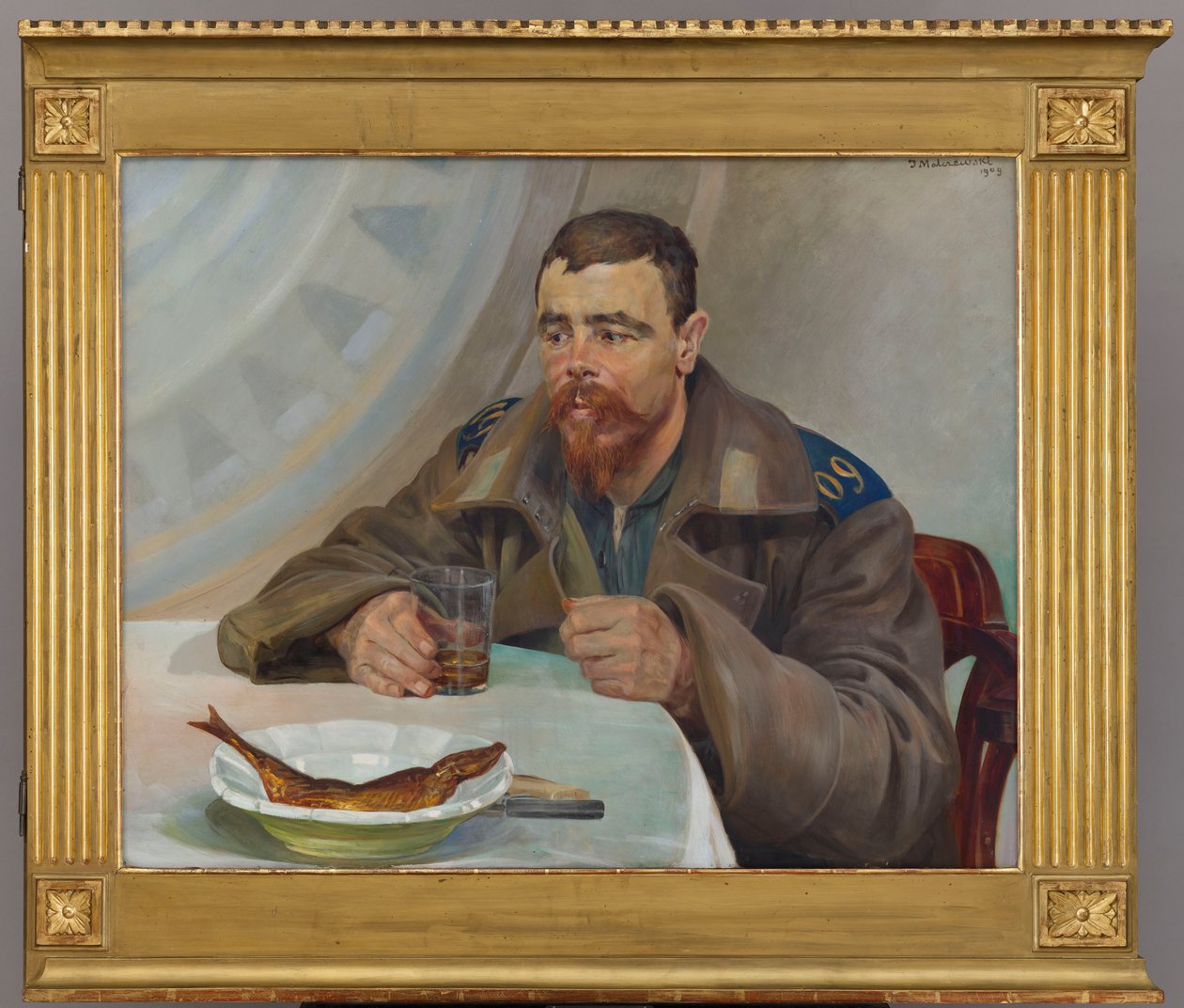 Der Verbannte - rechter Teil des Triptychons von Jacek Malczewski