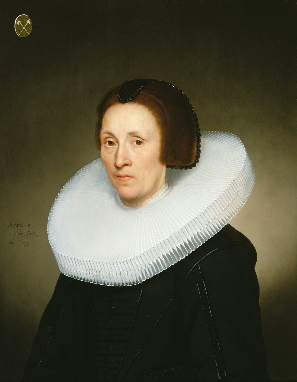 Porträt von Johanna van Diemen, im Alter von 61 Jahren, 1647 von Jacob Gerritsz Cuyp