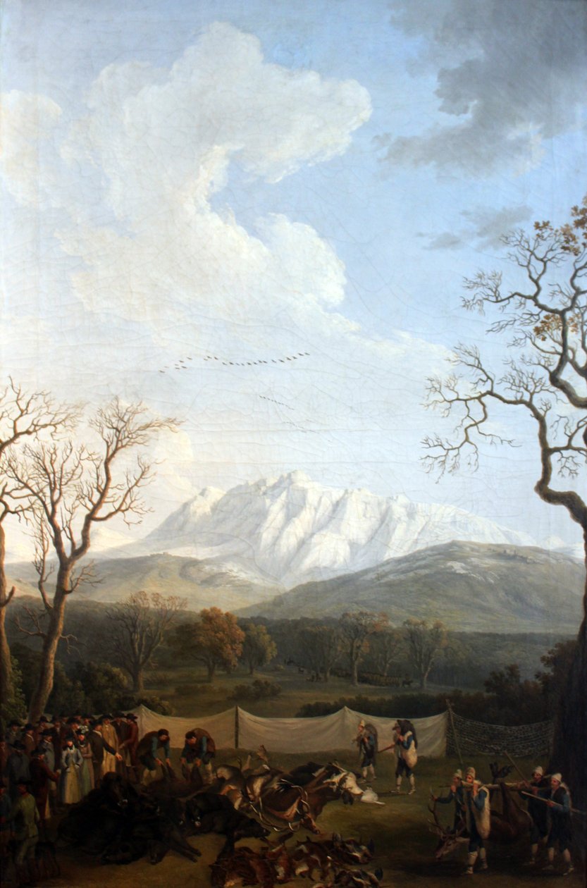 Der Winter von Jacob-Philippe Hackert