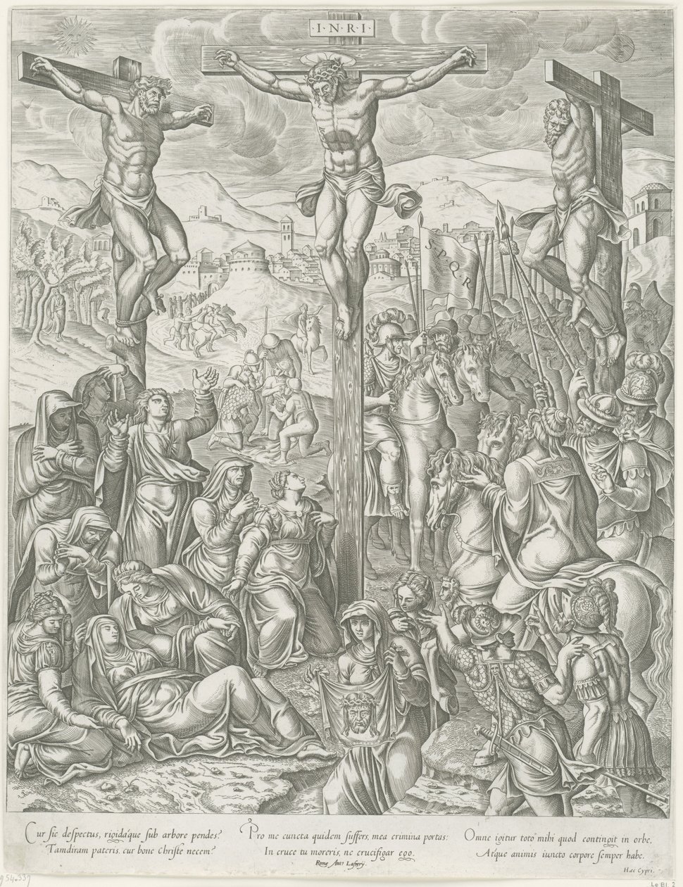 Kreuzigung Christi von Jacob Bos: hochwertiger Kunstdruck