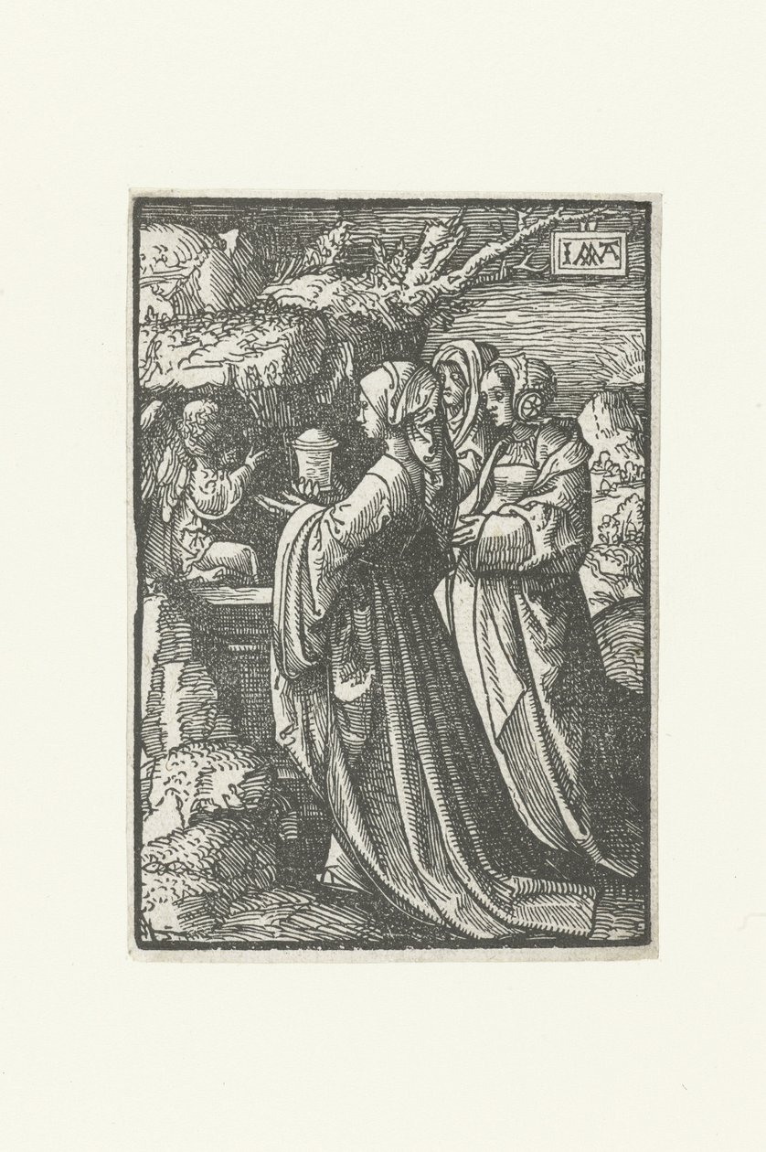 Die drei Marien am leeren Grab von Jacob Cornelisz van Oostsanen