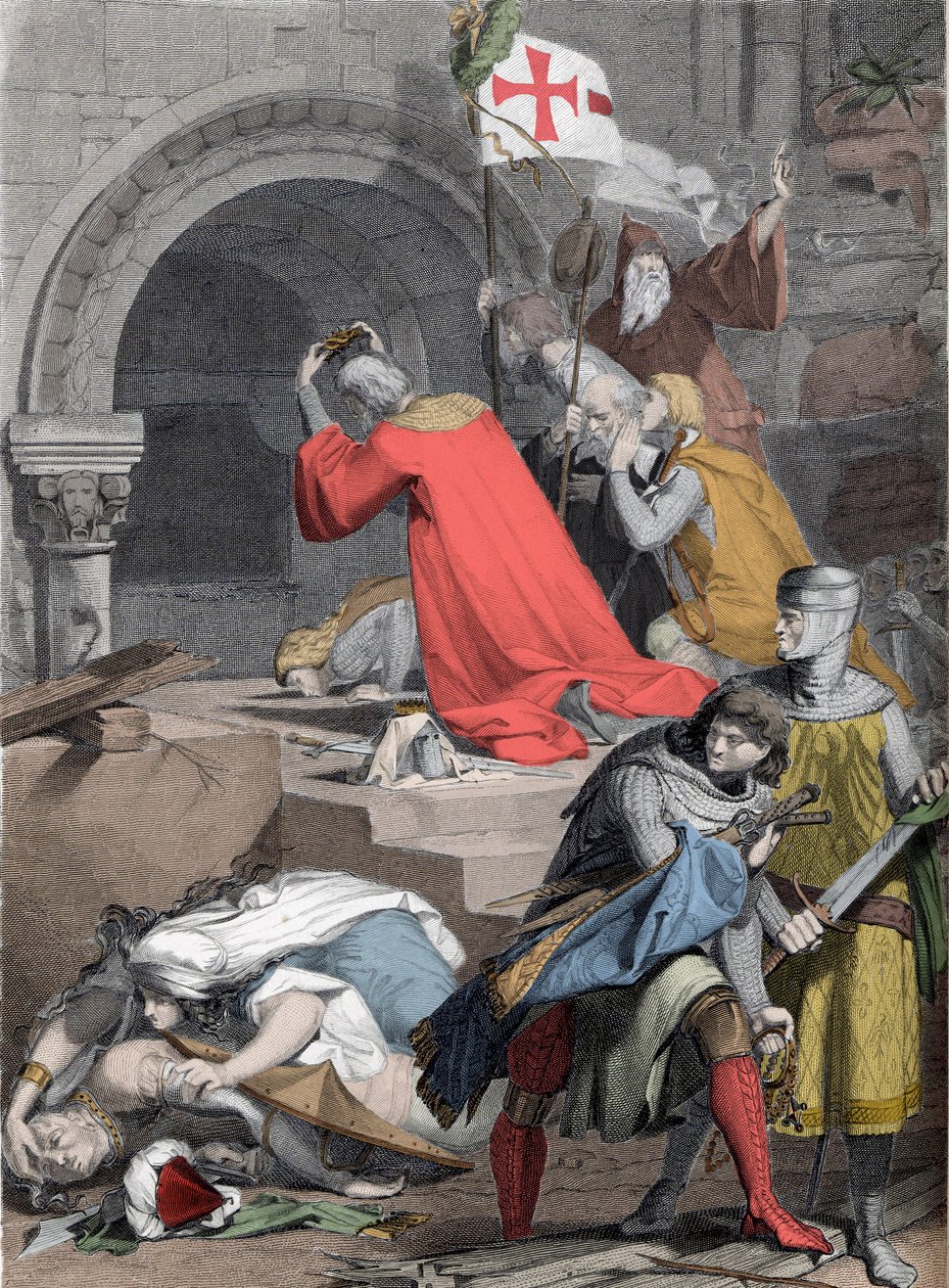Godefroy de Bouillon am Heiligen Grab von Jacob Friedrich Deininger