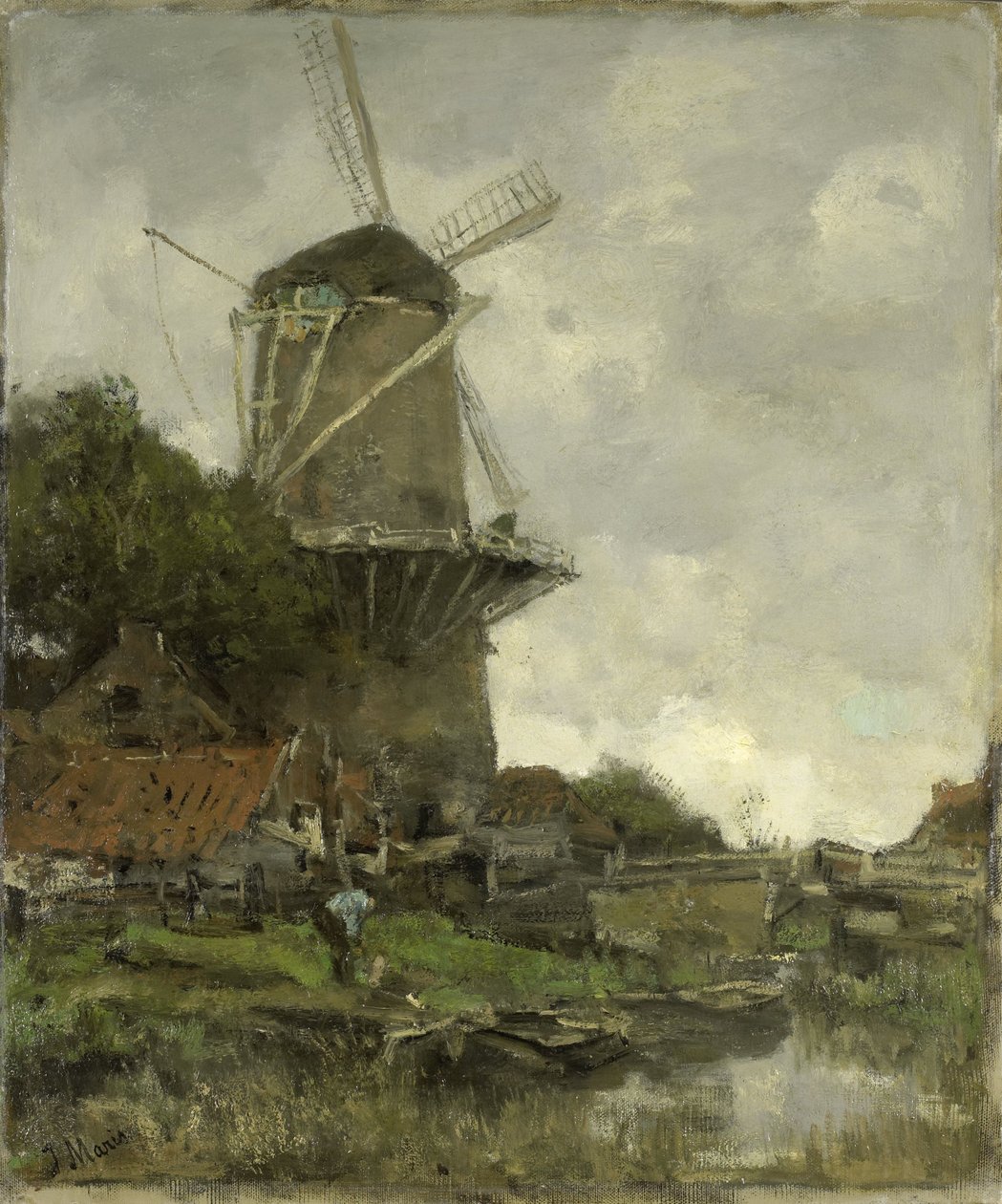 Die Windmühle von Jacob Henricus or Hendricus Maris