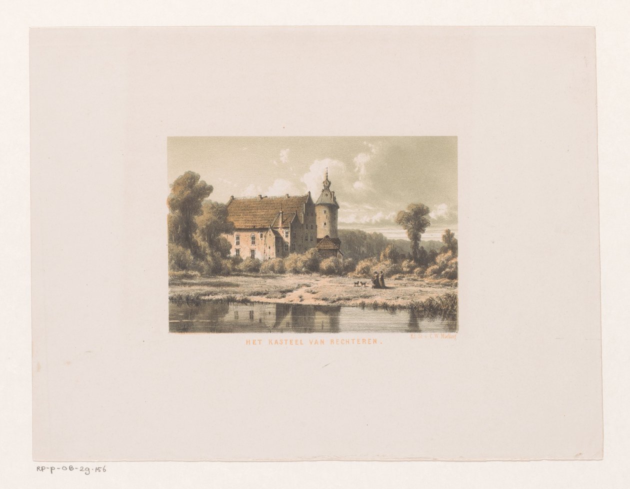 Schloss Rechteren von Jacob Jan van der Maaten