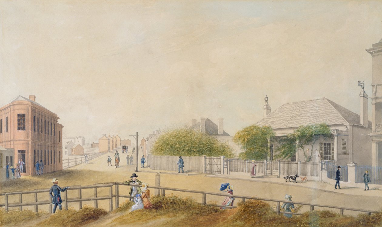 Oxford Street, Sydney, 1847 von Jacob Janssen