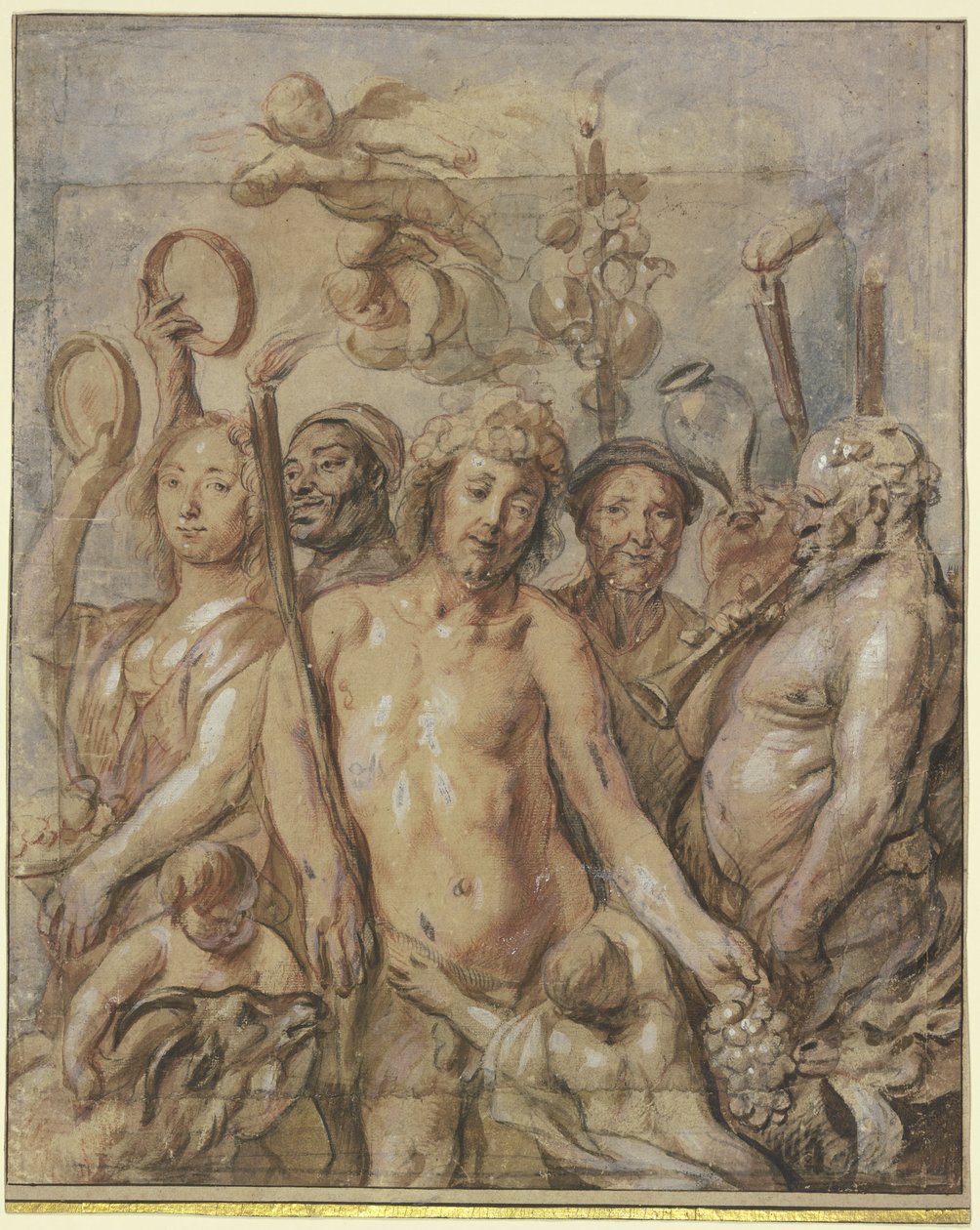 Bacchantenzug (Triumph des Bacchus) von Jacob Jordaens