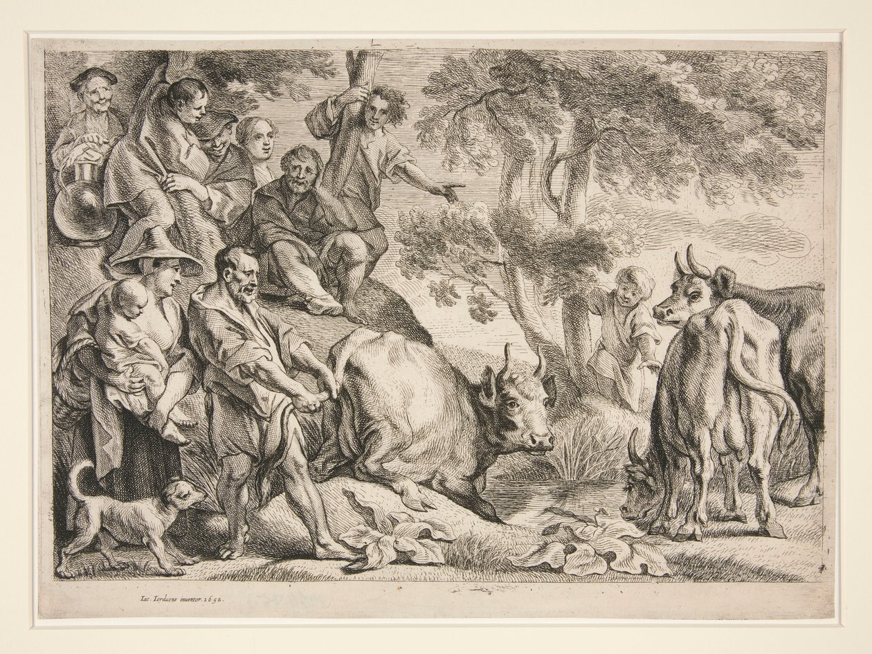 Cacus raubt das Vieh des Herkules von Jacob Jordaens