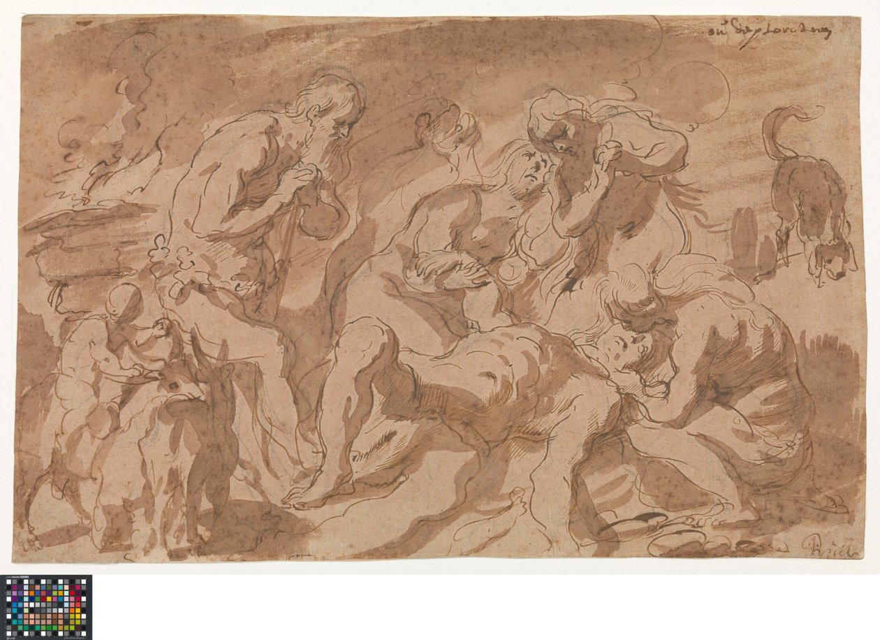 Die Beweinung Abels von Jacob Jordaens