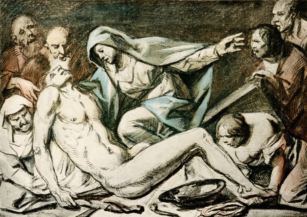 Die Beweinung Christi von Jacob Jordaens