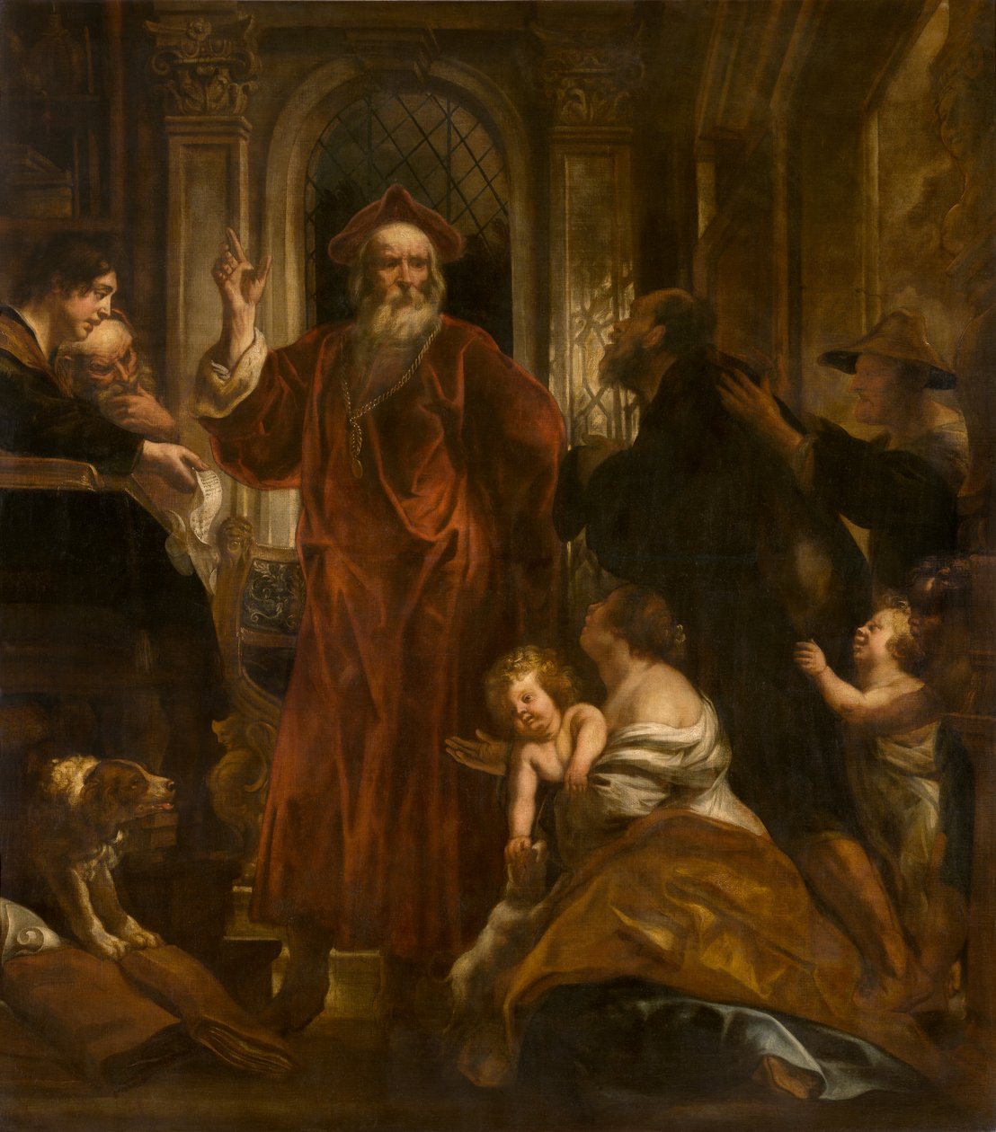 Heiliger Ivo von Bretagne von Jacob Jordaens