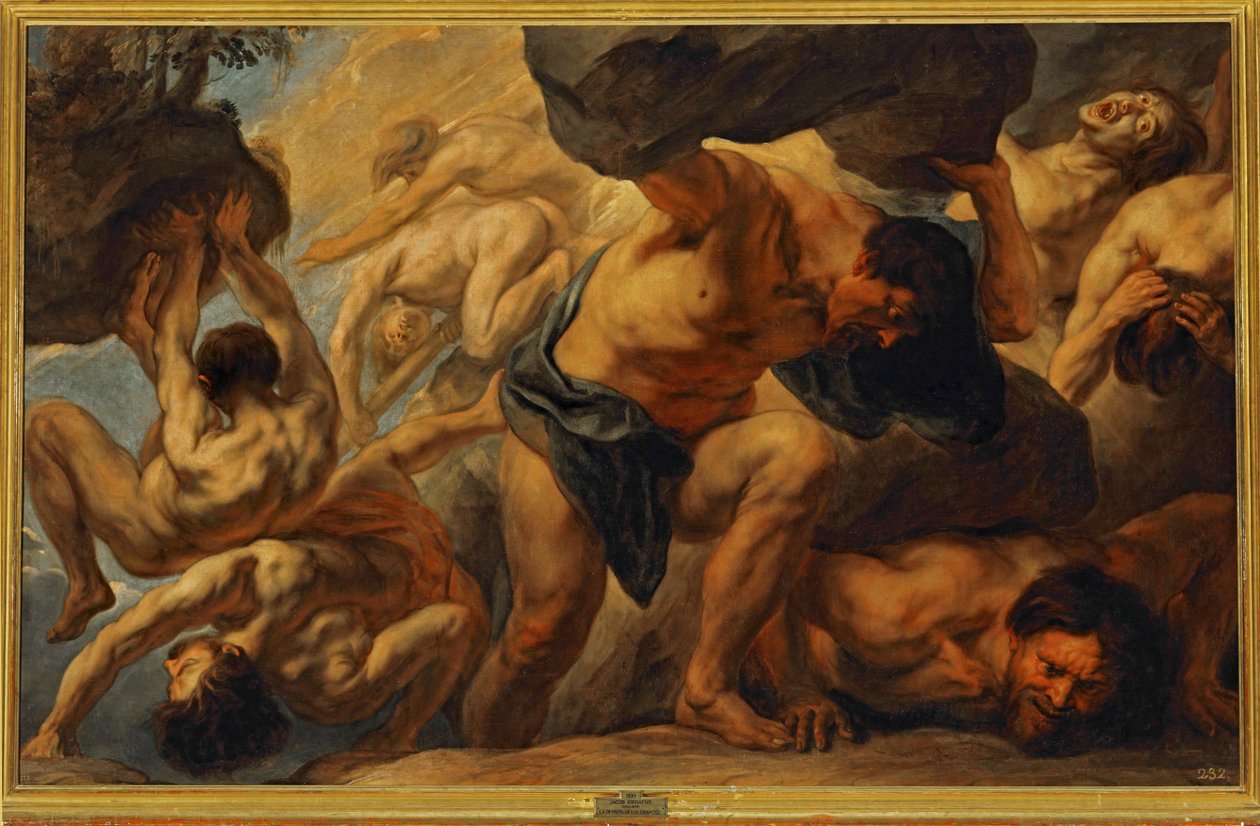 Die Niederlage der Titanen von Jacob Jordaens