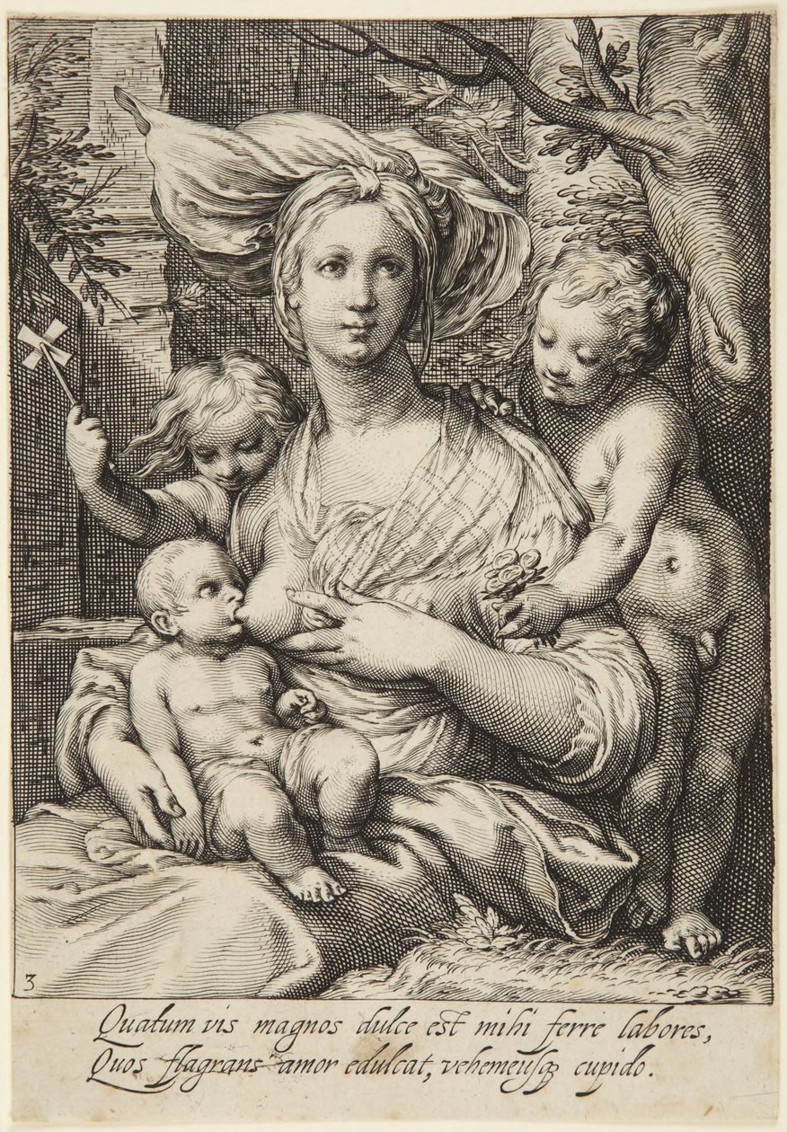 Nächstenliebe von Jacob Matham