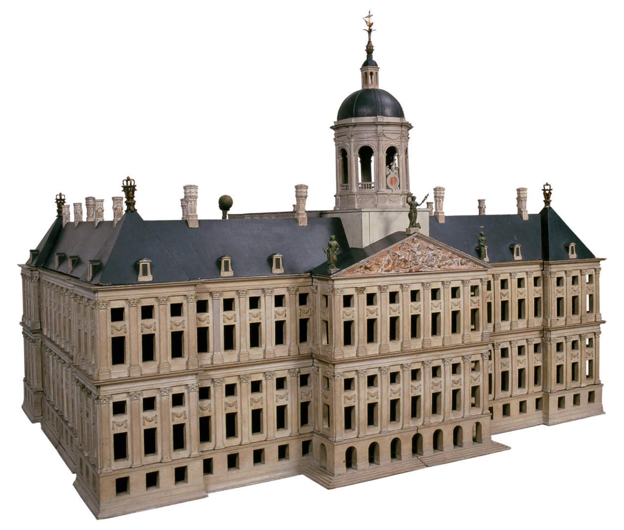 Modell des neuen Rathauses am Dam von Jacob van Campen