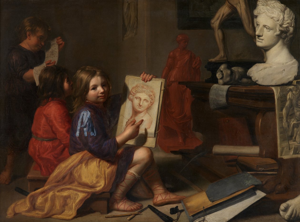 Das Atelier des Künstlers von Jacob van Oost