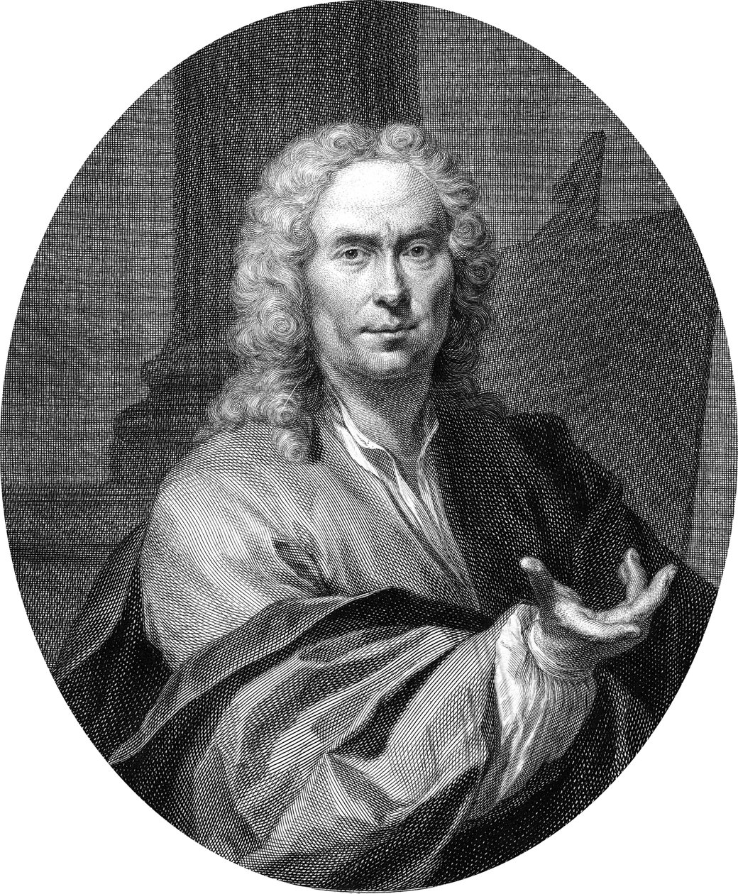 Nicolaas Verkolje von Jacobus Houbraken