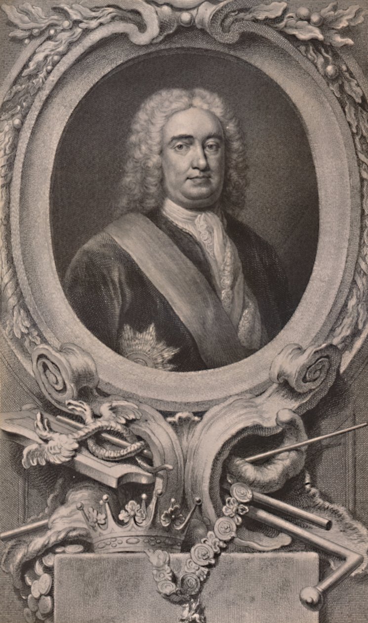 Sir Robert Walpole, englischer Staatsmann und Premierminister, ca. 1746 1894 von Jacobus Houbraken