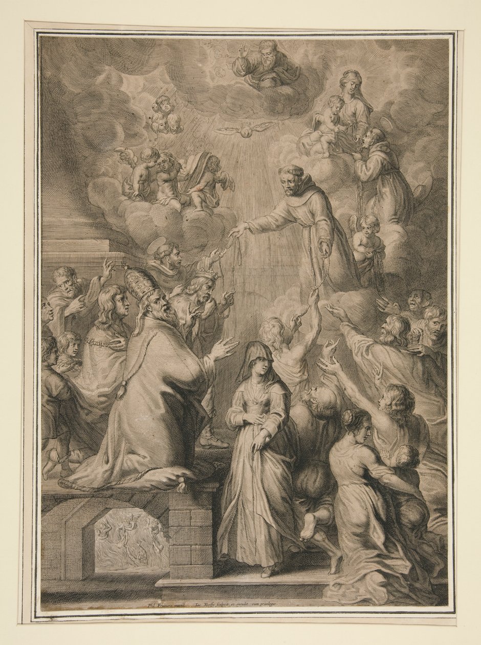 Die Verteilung der Franziskanerkordeln von Jacobus Neeffs