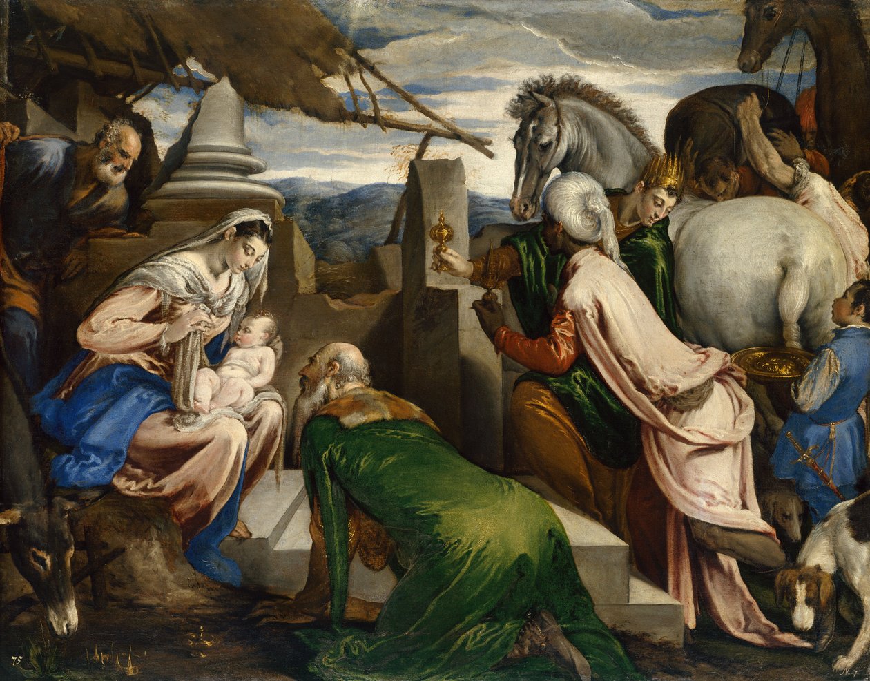 Anbetung der Heiligen Drei Könige von Jacopo Bassano