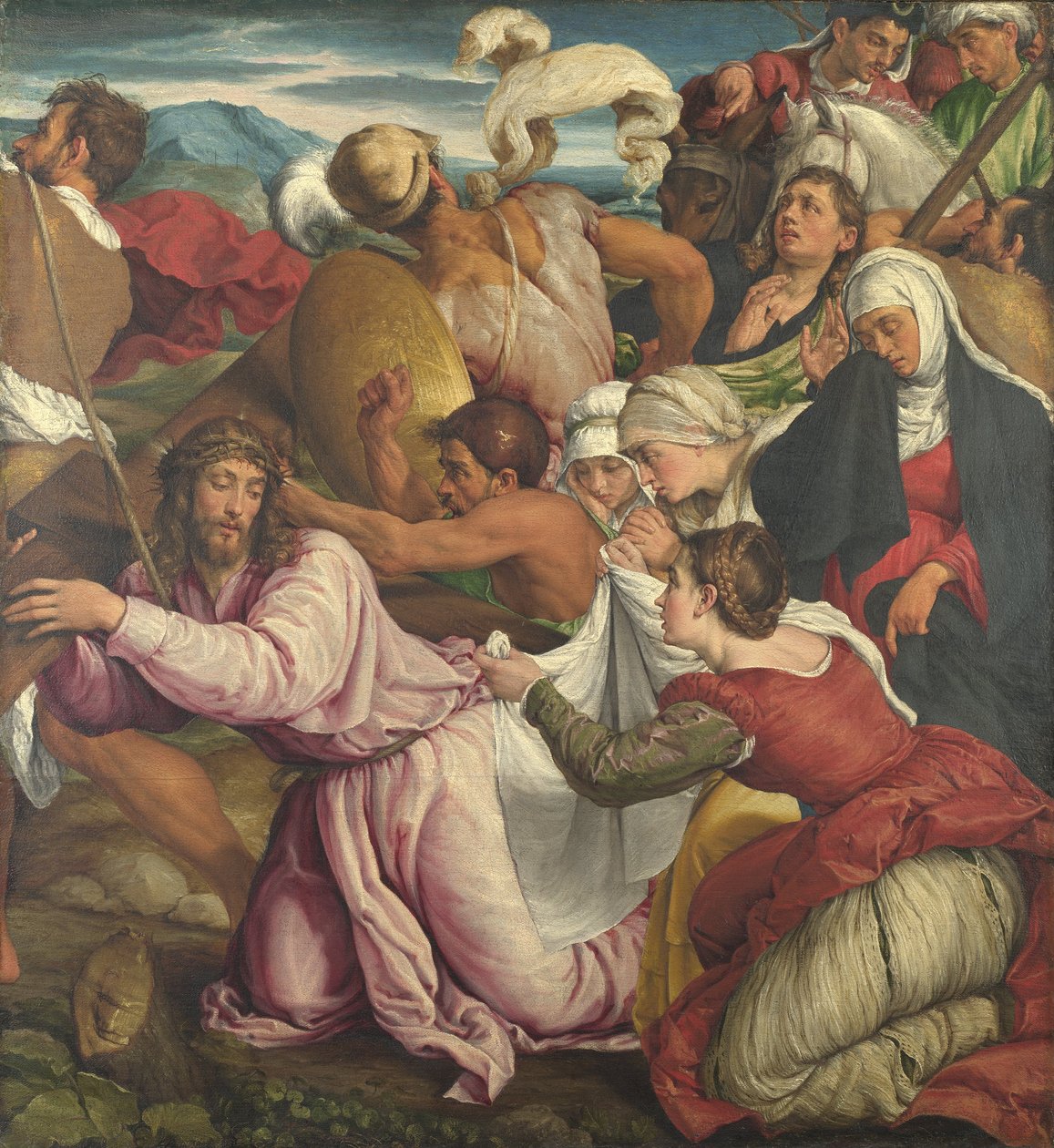 Der Weg nach Golgatha von Jacopo Bassano