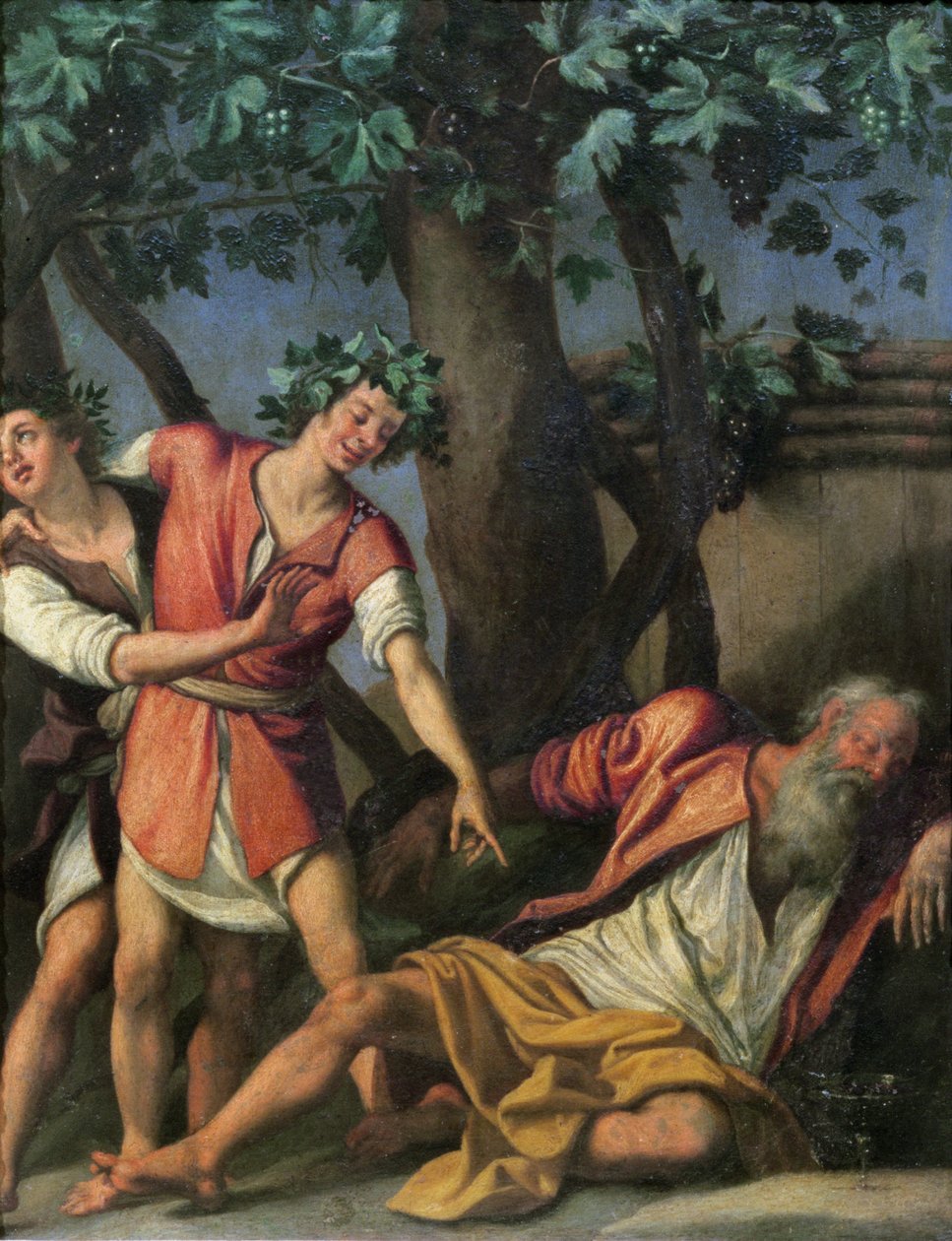 Die Trunkenheit Noahs von Jacopo Chimenti Empoli
