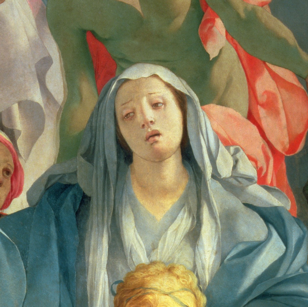 Die Kreuzabnahme Christi, 1525-28 (Detail) von Jacopo Pontormo
