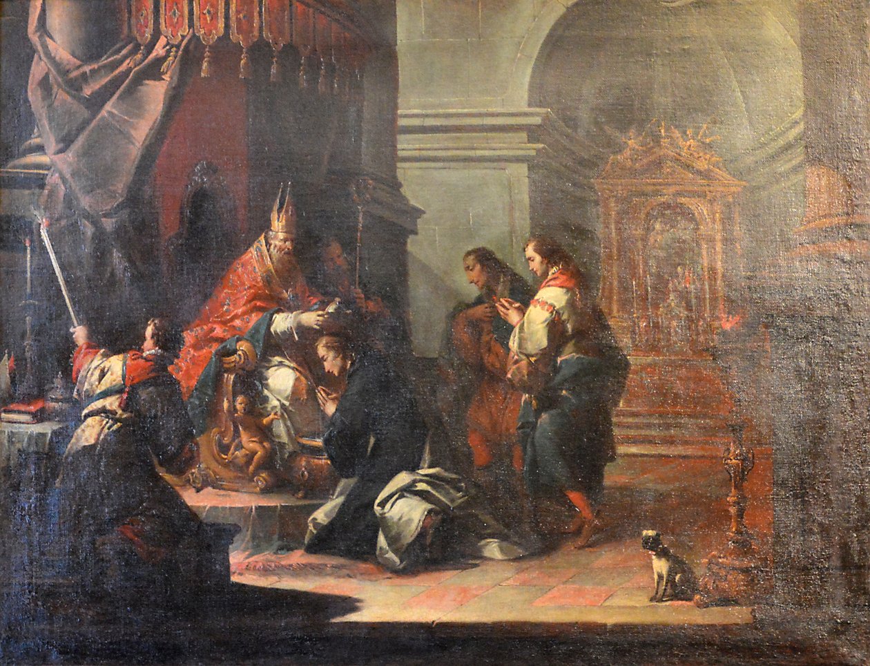 Die Taufe des Hl. Daniel durch den Hl. Prosdocimus von Padua von Jacopo Marieschi
