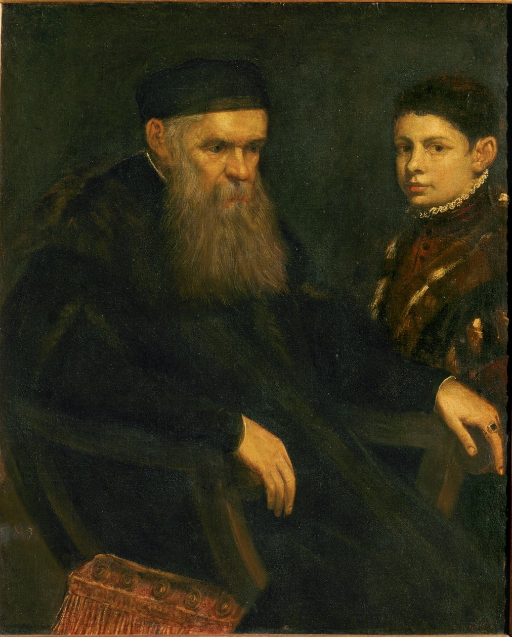 Alter Mann und Junge von Jacopo Robusti Tintoretto