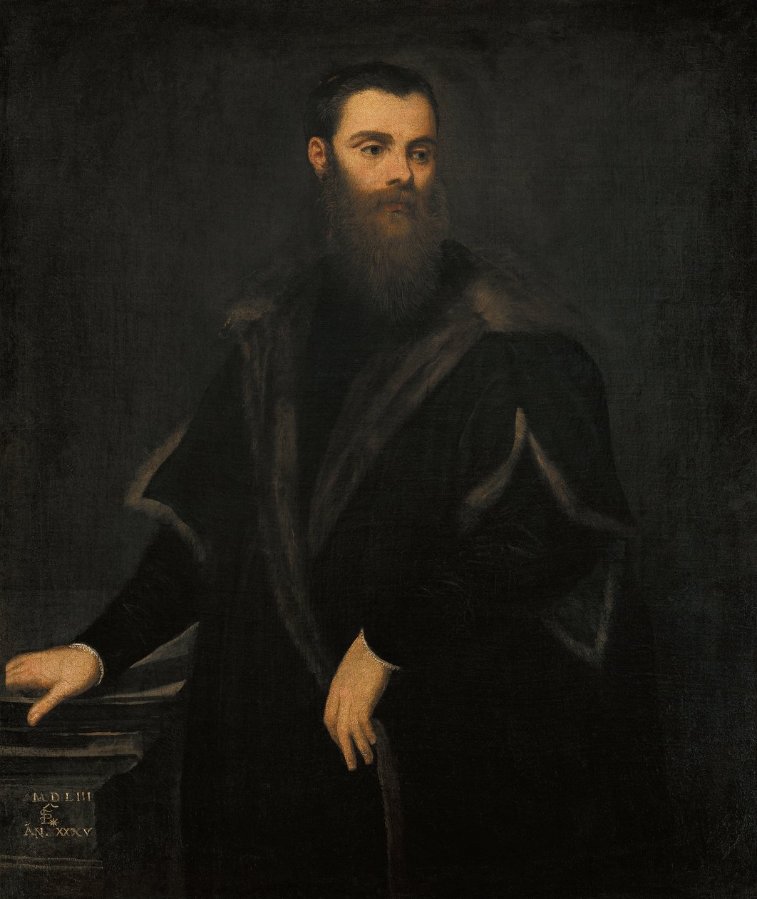 Porträt von Lorenzo Soranzo 1519-1575, 1553 von Jacopo Robusti Tintoretto