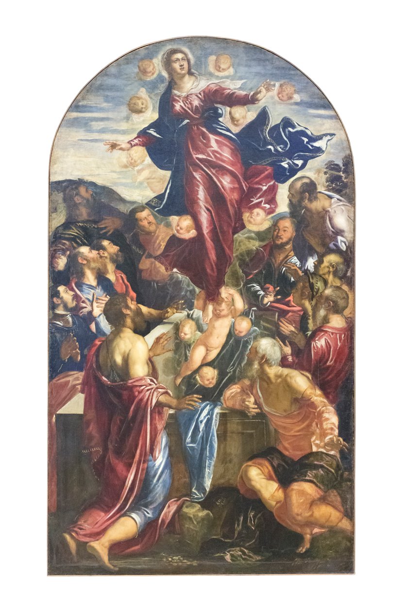 Mariä Himmelfahrt, ca. 1550-55 von Jacopo Robusti Tintoretto