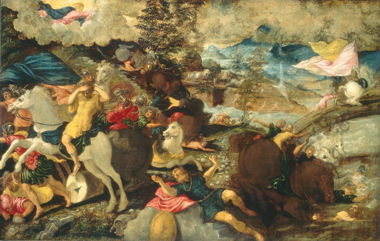 Die Bekehrung des Heiligen Paulus, ca. 1545 von Jacopo Robusti Tintoretto