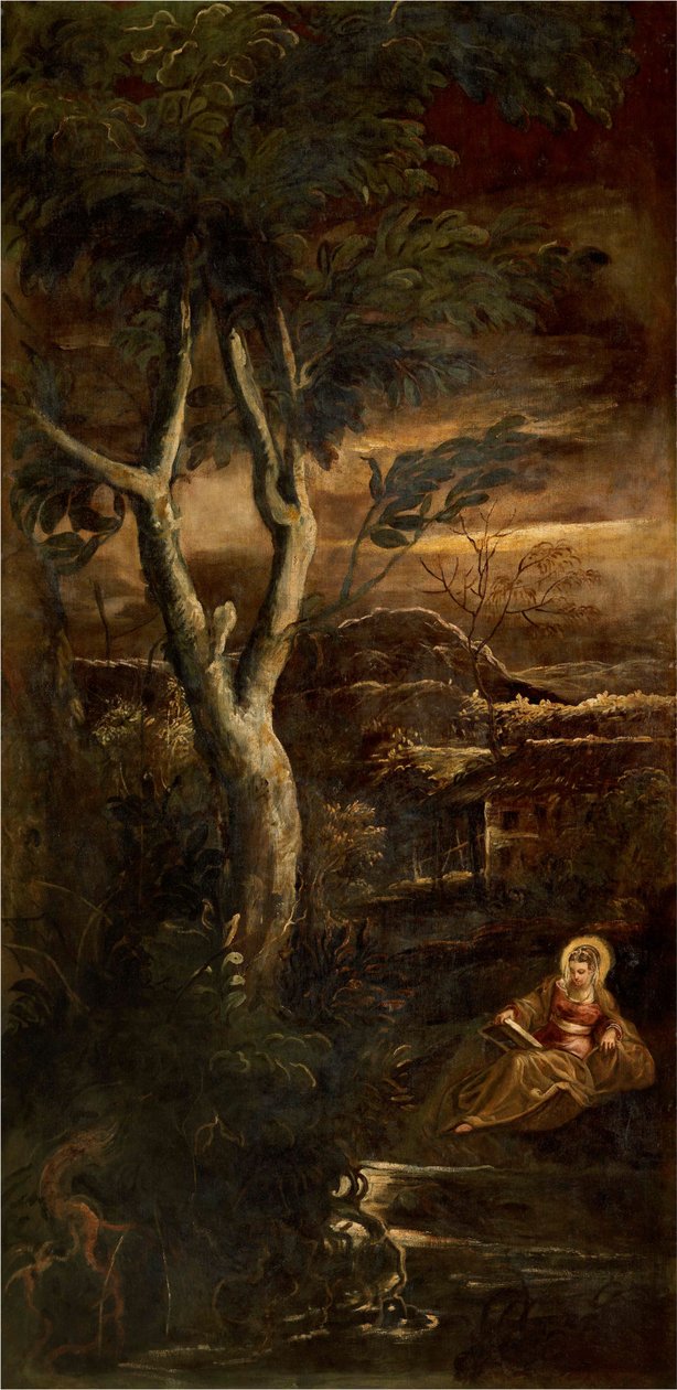 Die Jungfrau beim Lesen, ca. 1583 von Jacopo Robusti Tintoretto