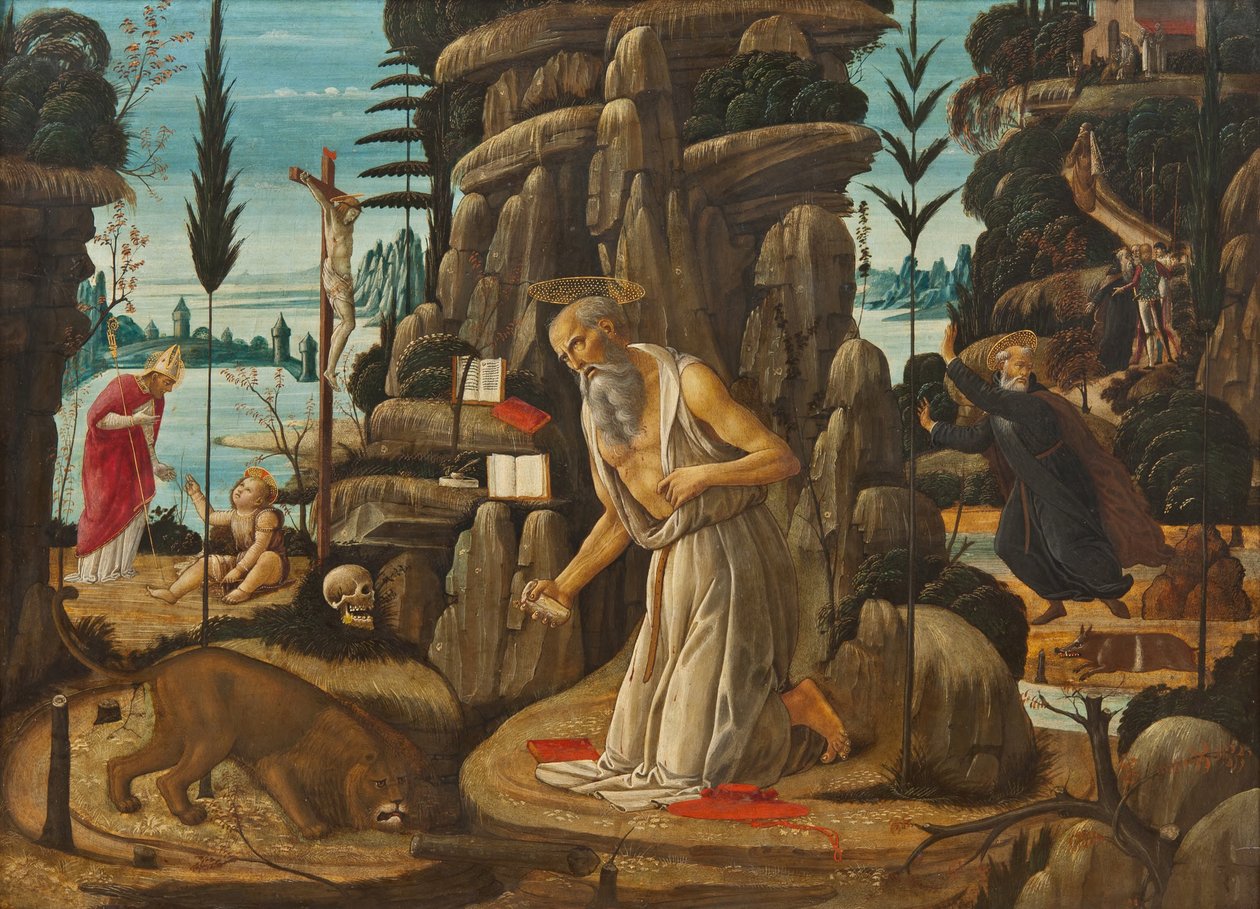 Der reuige Heilige Hieronymus von Jacopo del Sellaio