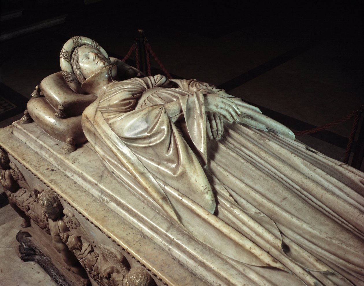 Grabmal von Ilaria del Carretto (1379-1405), Ehefrau von Paolo Guinigi (1376-1432) von Jacopo della Quercia