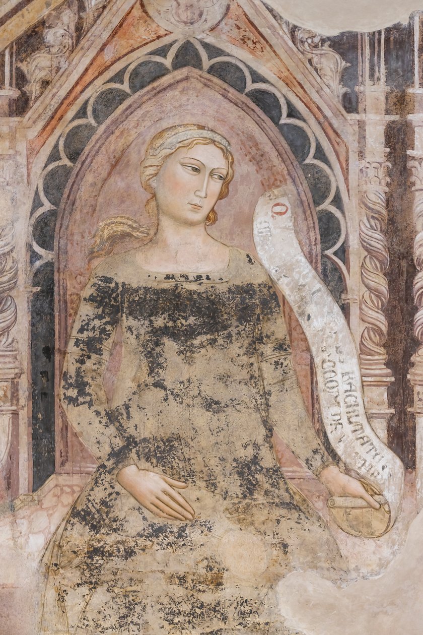 Allegorie der Rhetorik (Fresko) von Jacopo di Cione
