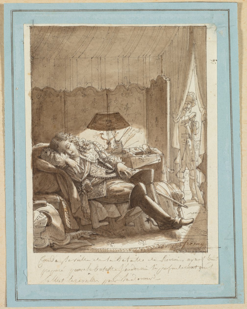 Der Schlaf des großen Condé, ca. 1817 von Jacque Noël Marie Frémy