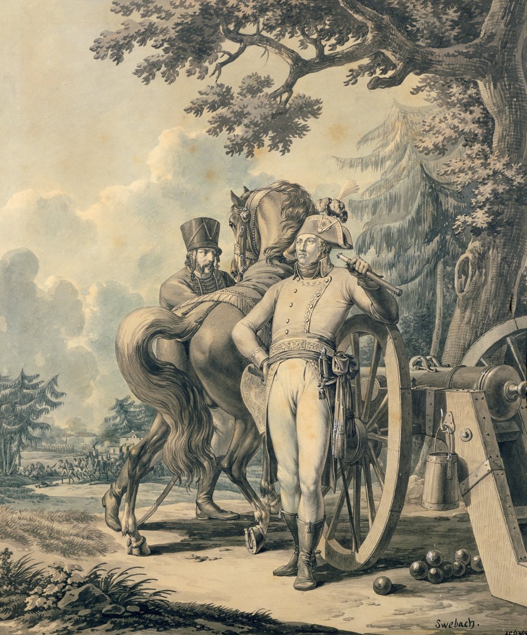 General Jean Victor Moreau (1763-1813) von Jacques Francois Joseph Swebach