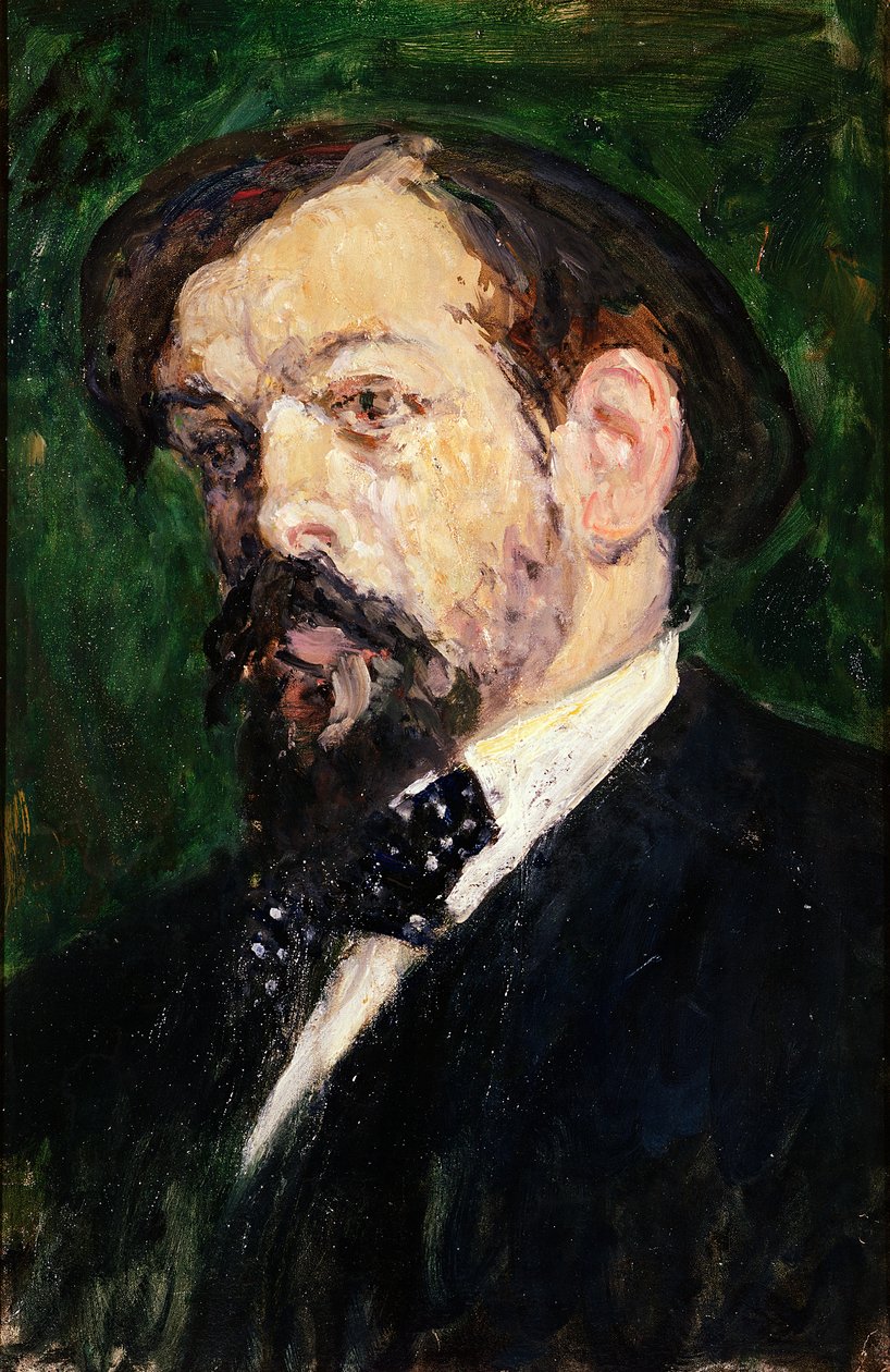 Porträt von Claude Debussy (1862-1918) von Jacques Emile Blanche