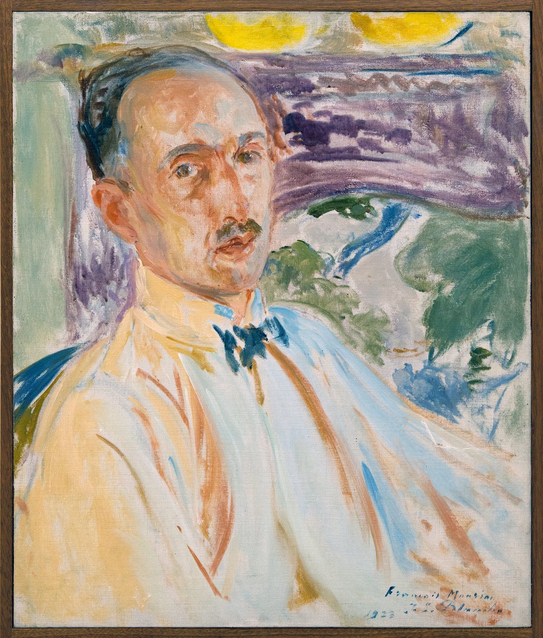 Studie für das Porträt von François Mauriac (1885-1970), französischer Schriftsteller, Gemälde von Jacques Émile Blanche (1861-1942) ausgeführt 1923. Fotografie, KIM Youngtae, Rouen, Rouen Museum der Schönen Künste. von Jacques Emile Blanche