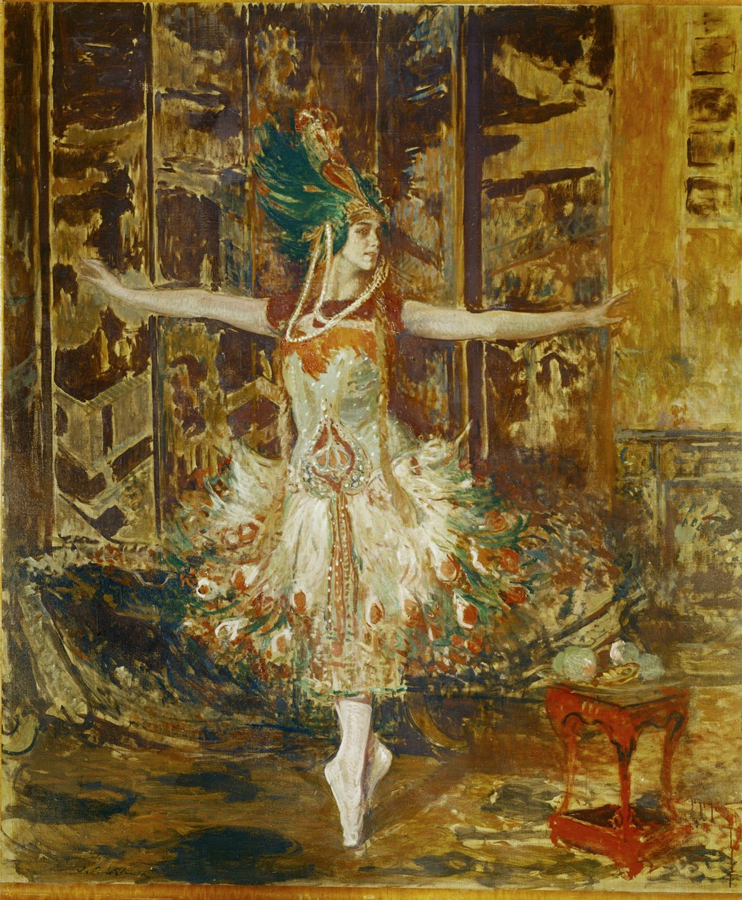Tamara Karsavina tanzt im Ballett L