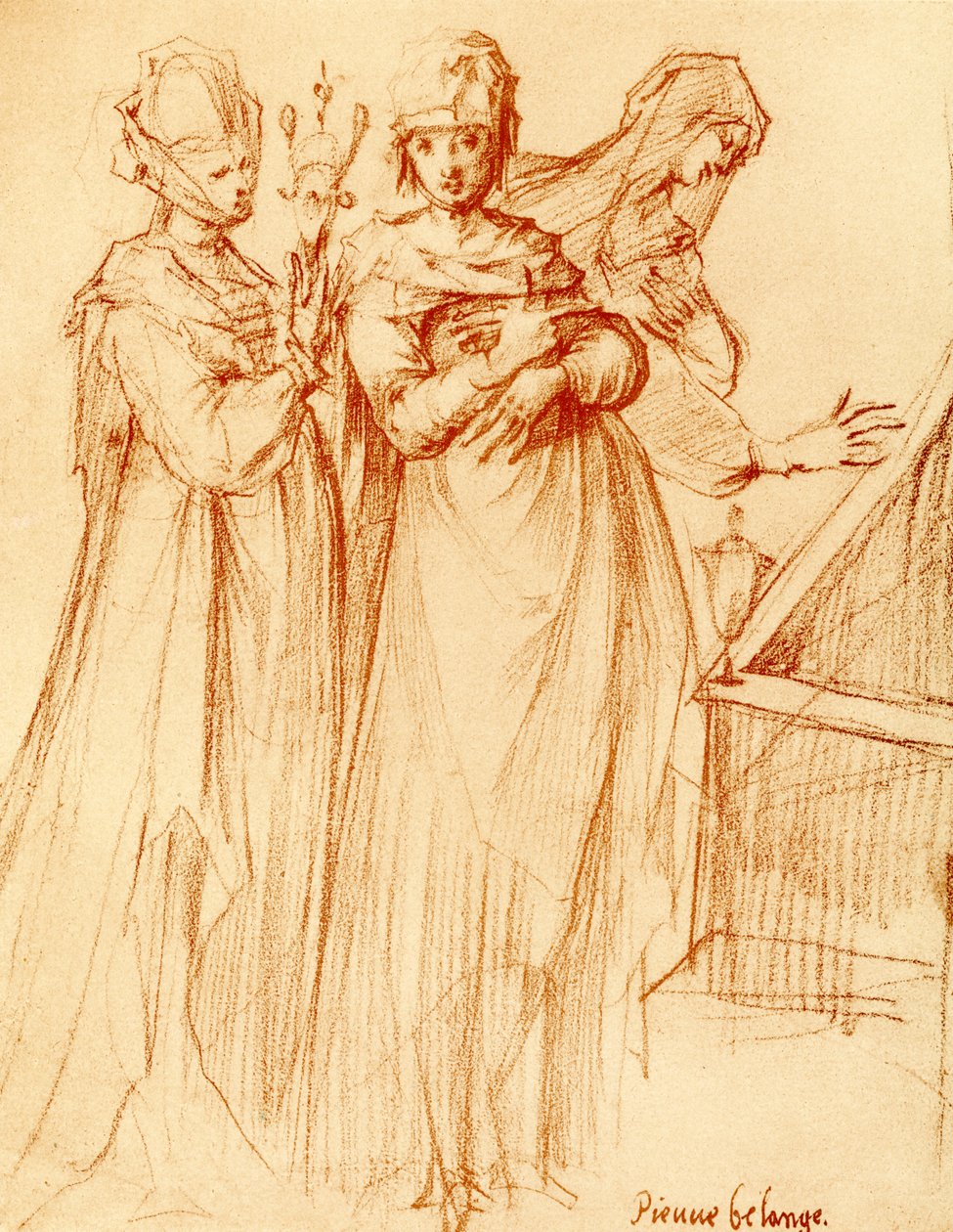 Die drei heiligen Frauen am Grab Christi von Jacques Bellange