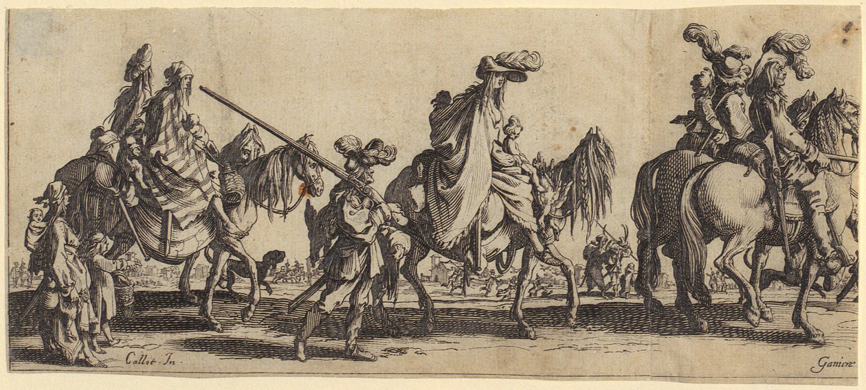 Bohemiens unterwegs von Jacques Callot