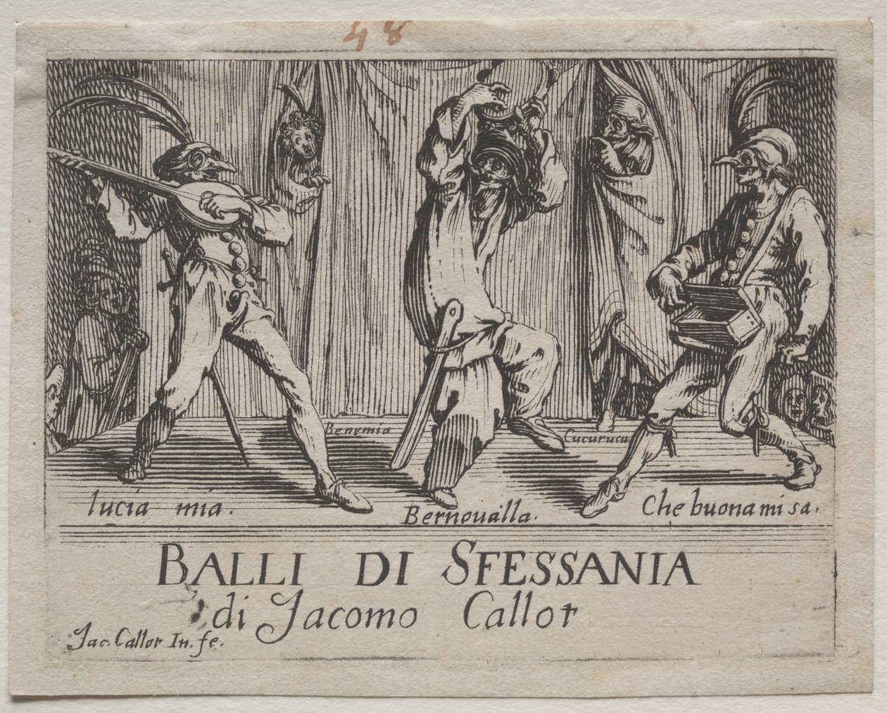 Frontispiz, 1621 von Jacques Callot