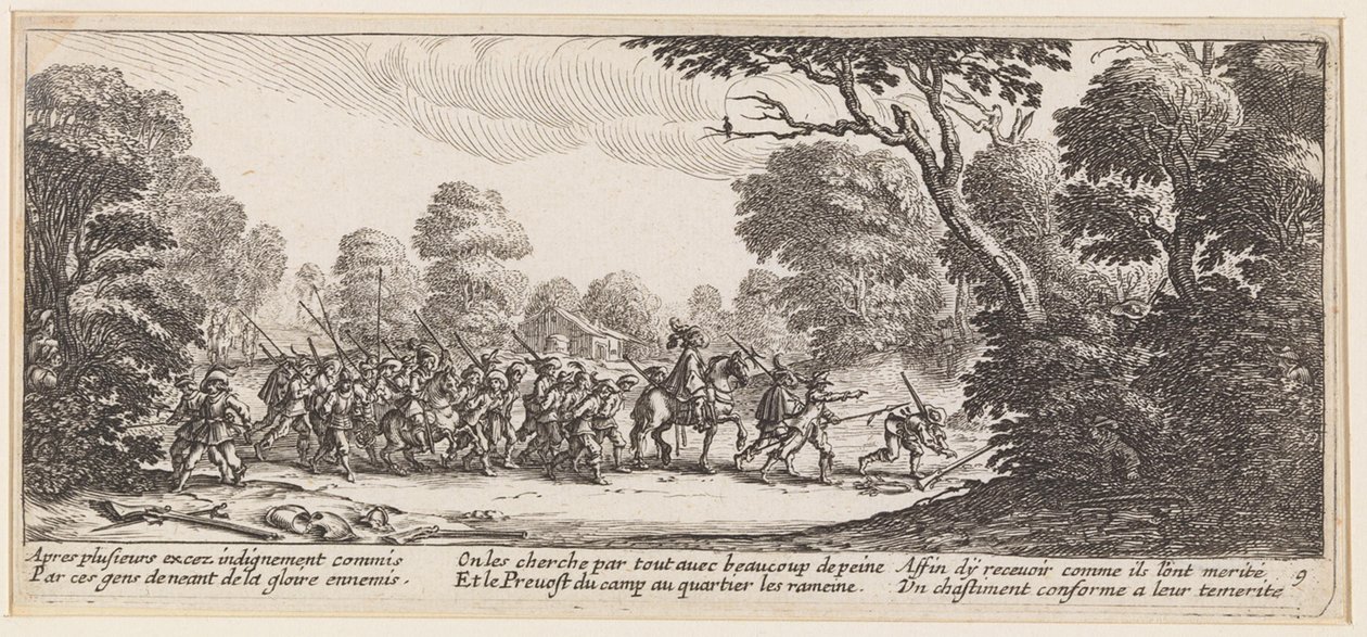 Die Gefangenen werden gebracht von Jacques Callot