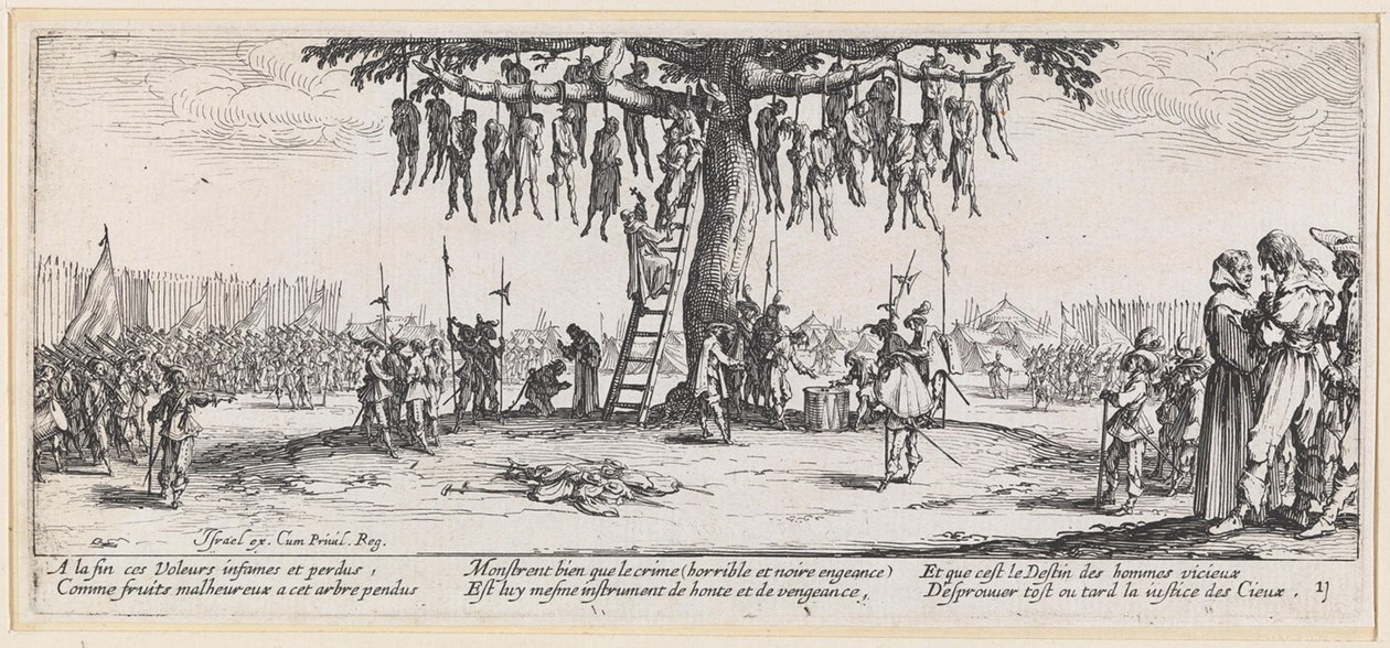 Das Aufhängen von Jacques Callot