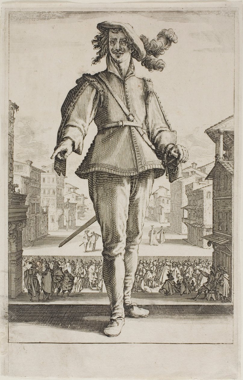 Jagdvögel, aus Verschiedene Szenen in Florenz entworfen von Jacques Callot